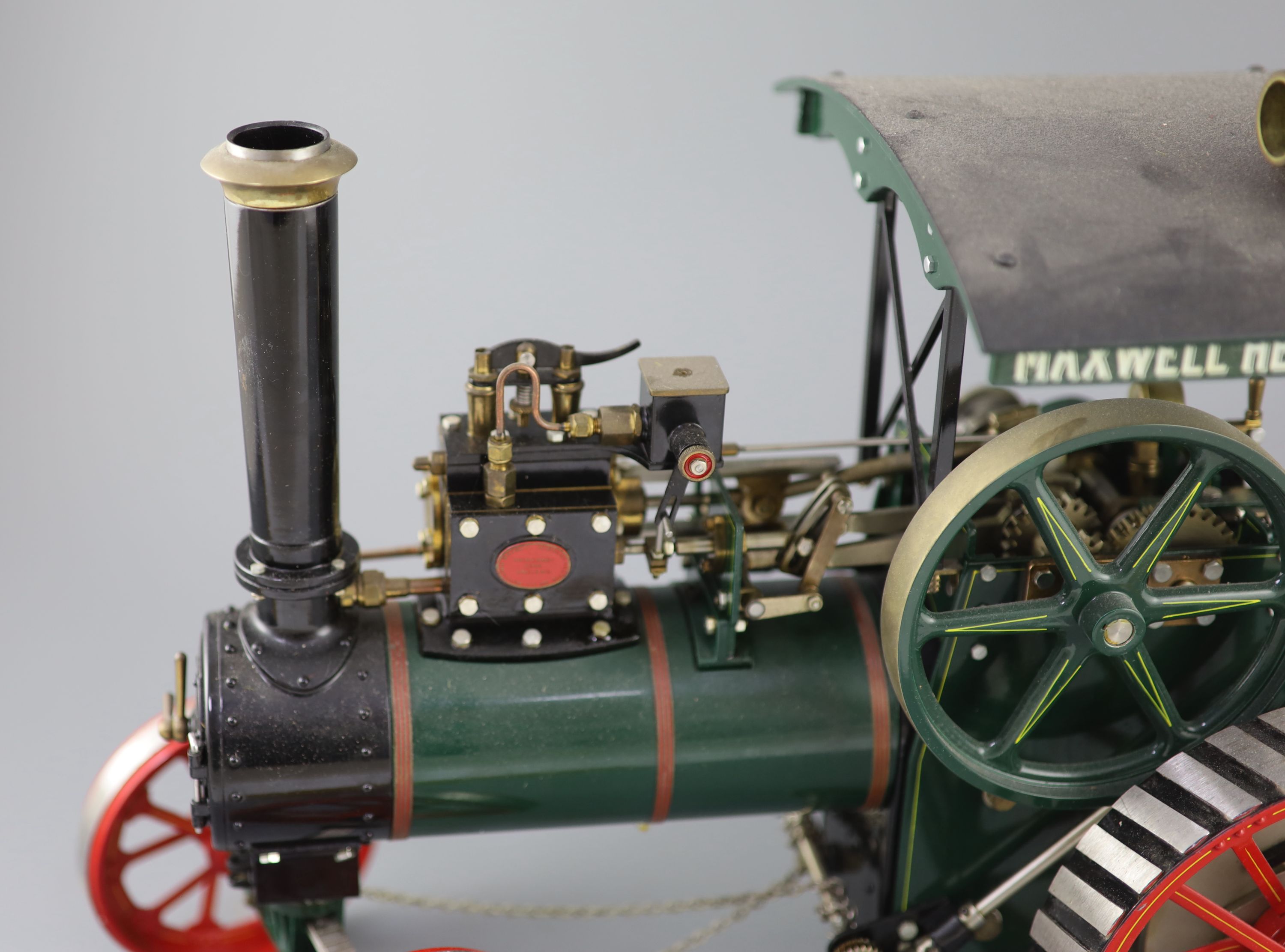 A Maxwell Hemmens Precision Steam Models agricultural traction engine,
